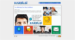 Desktop Screenshot of karbilgi.net