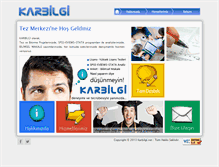 Tablet Screenshot of karbilgi.net